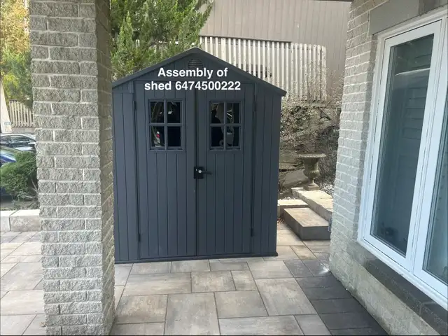 assembly of shed