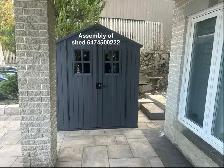 assembly of shed