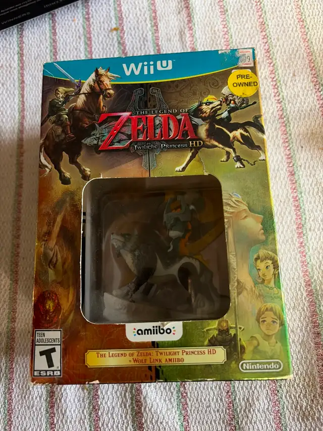 Wolf Link Amiibo Figure (Zelda Twilight Princess) - No Game