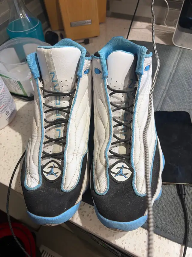 Nike Air Jordan Pro Strong - White/Black/Blue - Size 12