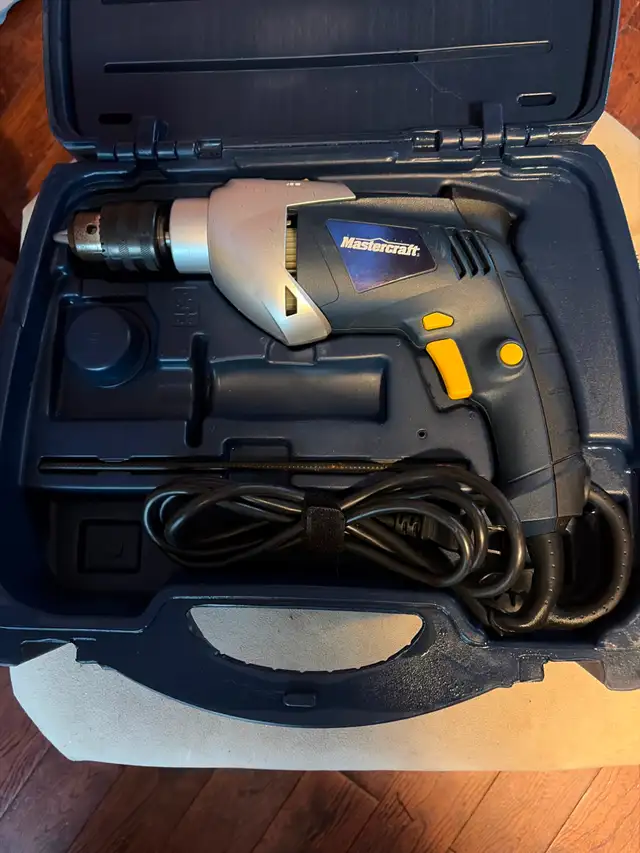 Mastercraft Hammer Drill Kit with Bit Set - Corded 6A