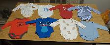 8 Baby Bodysuits