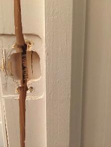 ellingfik$ing exterior door frame crack. we also do install yo - Photo 3