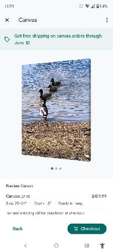 Framed canvas prints (custom made) - Photo 8