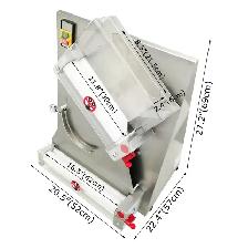 4'-15.7'Electric Dough Sheeter Pizza Press Roller110V 056930 - Photo 2
