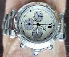 Cartier Pasha 1997 wrist watch..stainless steel.