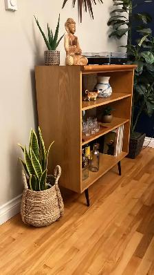 Mid century TEAK TECK. Buffet, vitrine, console disques vinyle, - Photo 5