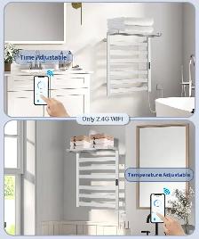 NEUF: Porte-serviettes WiFi 6 contrôle température minuterie - Photo 6