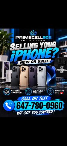Buying iPhones for Cash Today – Brampton & GTA | PrimeCell