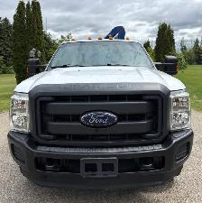 2014 FORD F350  DIESEL PM 3023P CRANE/PICKER/TILT DECK - Photo 4