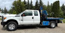 2014 FORD F350  DIESEL PM 3023P CRANE/PICKER/TILT DECK - Photo 7