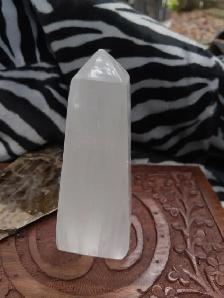 Gorgeous pair of Satin Spar (Gypsum) Wands/Points Reiki, Qi Gong - Photo 3