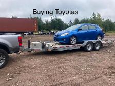 BUYING TOYOTA VEHICLES ANY CONDITION