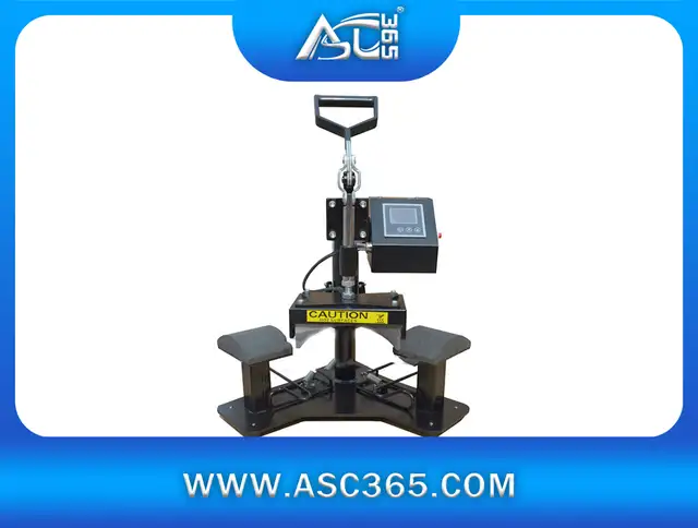 110V Hand Shake Two Stations Hat Cap Heat Press Machine 110208