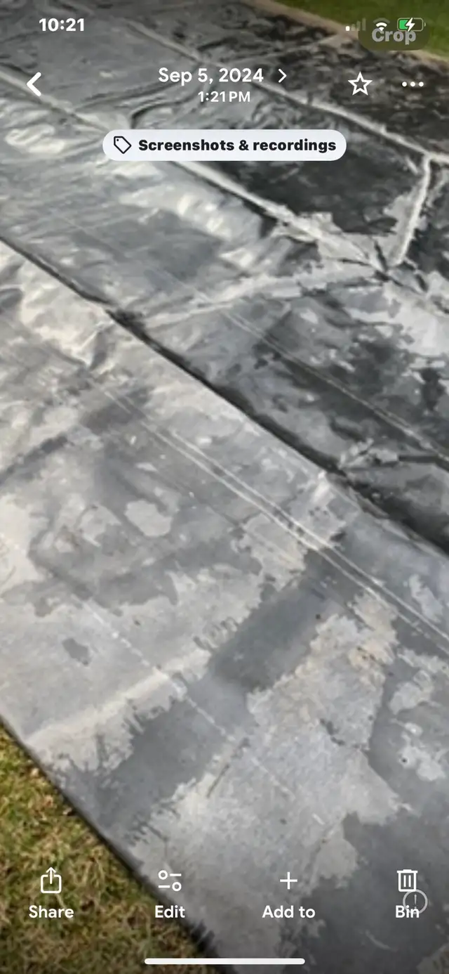 rubber roof membrane