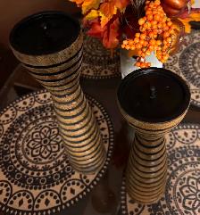 Wooden Candle Holders 14' & 16' - Photo 2