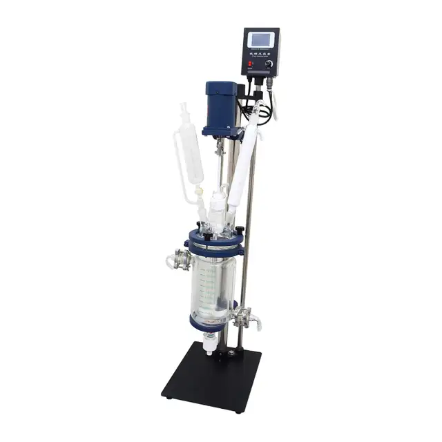 2L Glass Reactor Jacketed Reaction Distillation Lab 220499