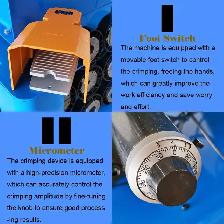 0.55'-2.72' Hose Crimper Tube Shrinking Machine 056824 - Photo 8