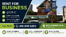 Commercial property for RENT(convenience, restaurant, grocery st