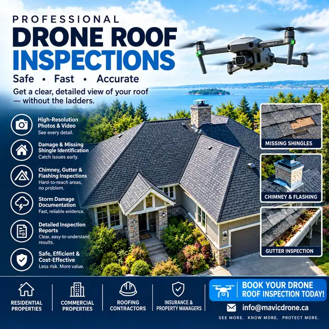 ROOF INSPECTIONS MADE EASY WITH DRONE TECHNOLOGY!
