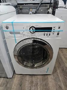 WOW! GE 24' White Front-Load Stackable Washer / Washing Machine