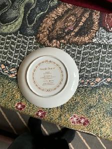 9 inch Fireside Dreams plate by Sandra Kuck for sale - Photo 2