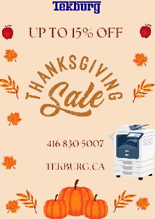 Thanksgiving Special – Save on Select Printers!