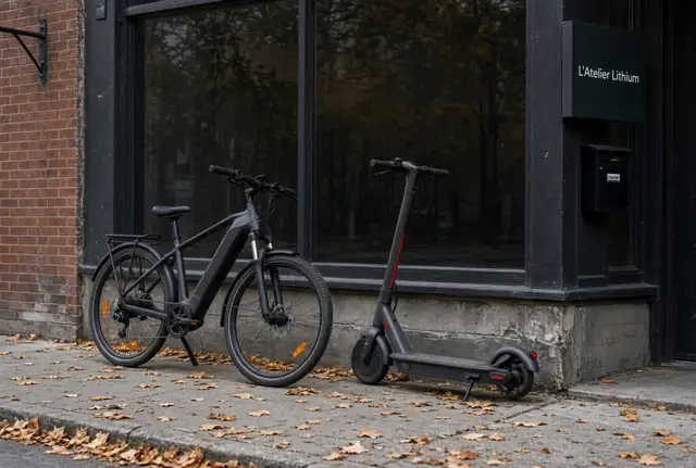Reconstruction de batteries — vélos électriques & trottinettes |