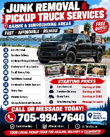 Junk Removal | Furniture Delivery |