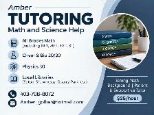 Math/Science Tutoring