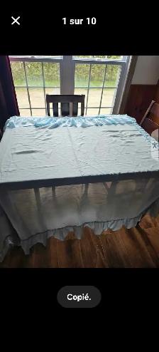 2x rideaux bleu