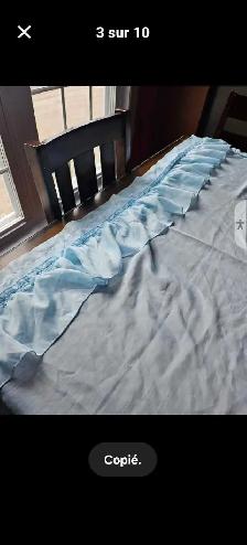 2x rideaux bleu - Photo 3