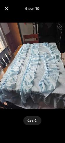 2x rideaux bleu - Photo 6