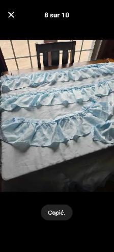 2x rideaux bleu - Photo 8