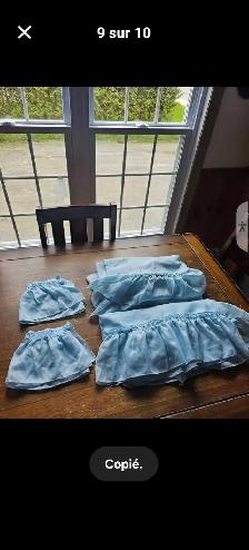 2x rideaux bleu - Photo 9