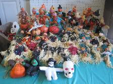 DECO HALLOWEEN  42 MORCEAUX NUEF ET UTILISE 1 FOIS TB ETAT