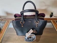 Aldo Legoiri Black and Gold Purse / Bag - Photo 2