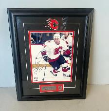 Martin Gelinas #23 Flames w/coa (31974683)