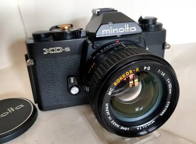 Rare Minolta XDs - 50mm f1.4 MC Rokkor-X PG