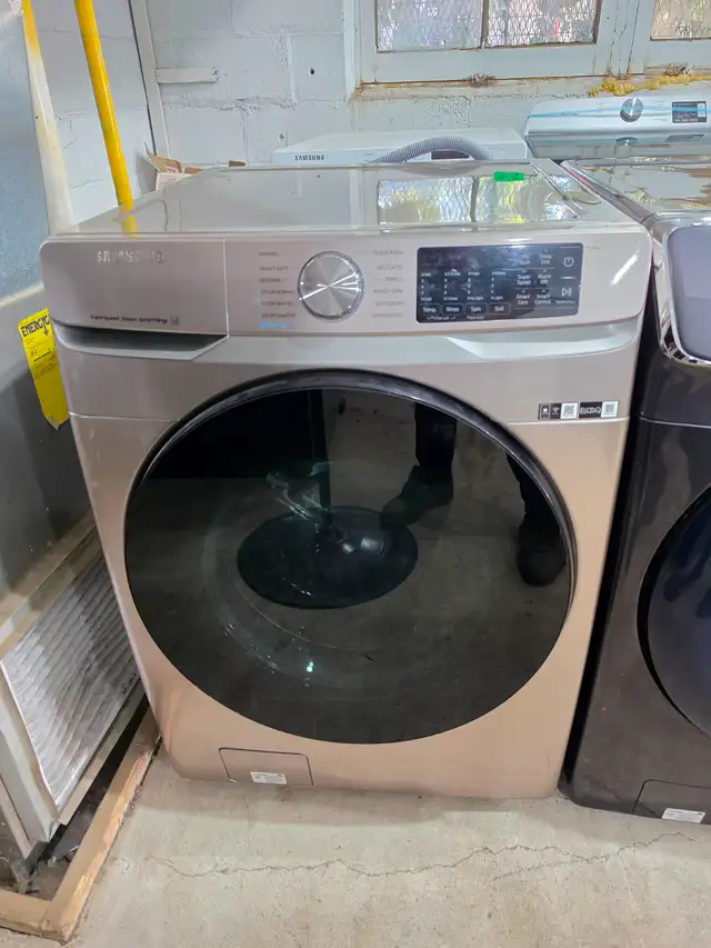 2024 Samsung 27' Champagne Colour Front-Load Stackable Washer