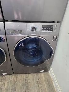 Samsung 24' Grey Front-Load Stackable Washer & Electric Dryer - Photo 2