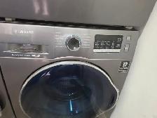 Samsung 24' Grey Front-Load Stackable Washer & Electric Dryer - Photo 3