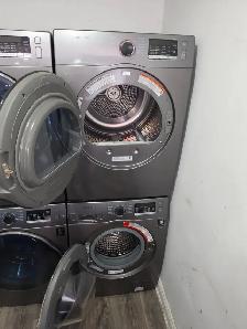 Samsung 24' Grey Front-Load Stackable Washer & Electric Dryer - Photo 8