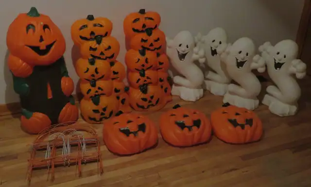 HALLOWEEN GR CITROUILLE FANTOME CLOTURES TB ETAT