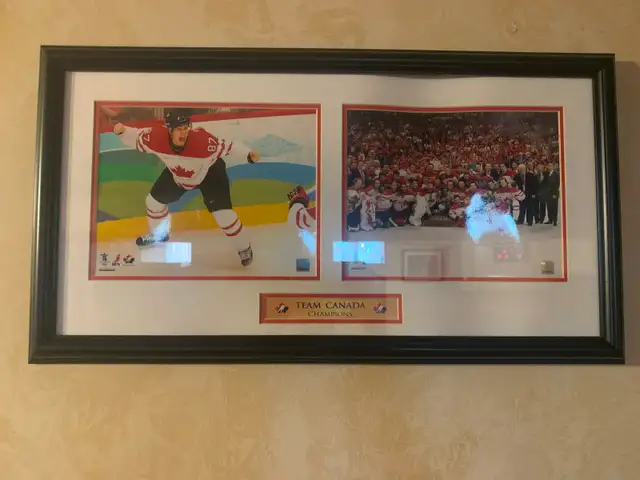 TEAM CANADA GOLD MEDAL CHAMPOINS FRAMED PRINT