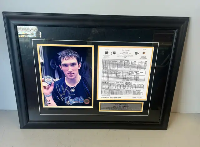Pro Am Ovechkin 50th Goal w/coa (30995385)