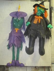 HALLOWEEN 2 GR SORCIERES EN NYLON NEUVE