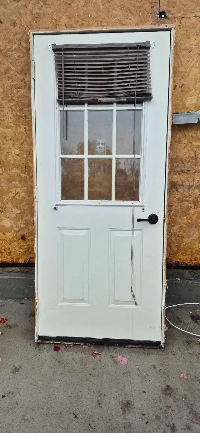 34x80 Steel Door with glass