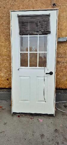 34x80 Steel Door with glass