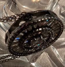 925 Triple Strand Necklace with 925 Starburst Slide Pendant - Photo 4